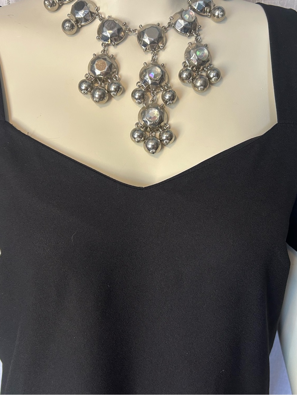 Banana Republic Black One-Shoulder Shift Dress - Picture 2 of 4